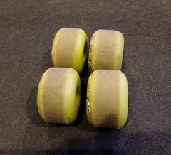 97A Conspiracy Skateboard Wheels Pushead 60 mm x 36 mm Green Vtg Genuine Pushead