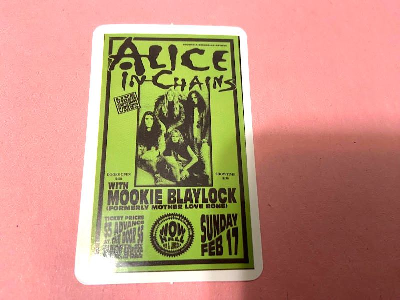 Alice In Chains-Sticker-Concert-Die-Cut-2.5″x 1.75″-Fan-Guitar/Phone Sticker-New