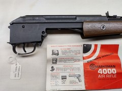 Vintage Marksman Model 4000 .177 Cal Pellet With Booklet Missing Shoulder Stock