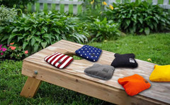 Dual Sided Corn Hole Bags Professional Cornhole Bags Set of 8 Regulation Corn Ho