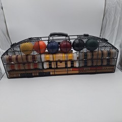Eddie Bauer 6-Player Croquet Set – 100% Complete with Wire Case & Manual