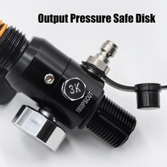 HPA High Pressure 4500PSI Compressed Air Tank Regulator Valve Output Pressure
