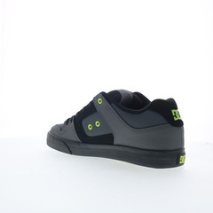 DC Pure DC01782028-GRYBLK Mens Gray Leather Skate Inspired Sneakers Shoes