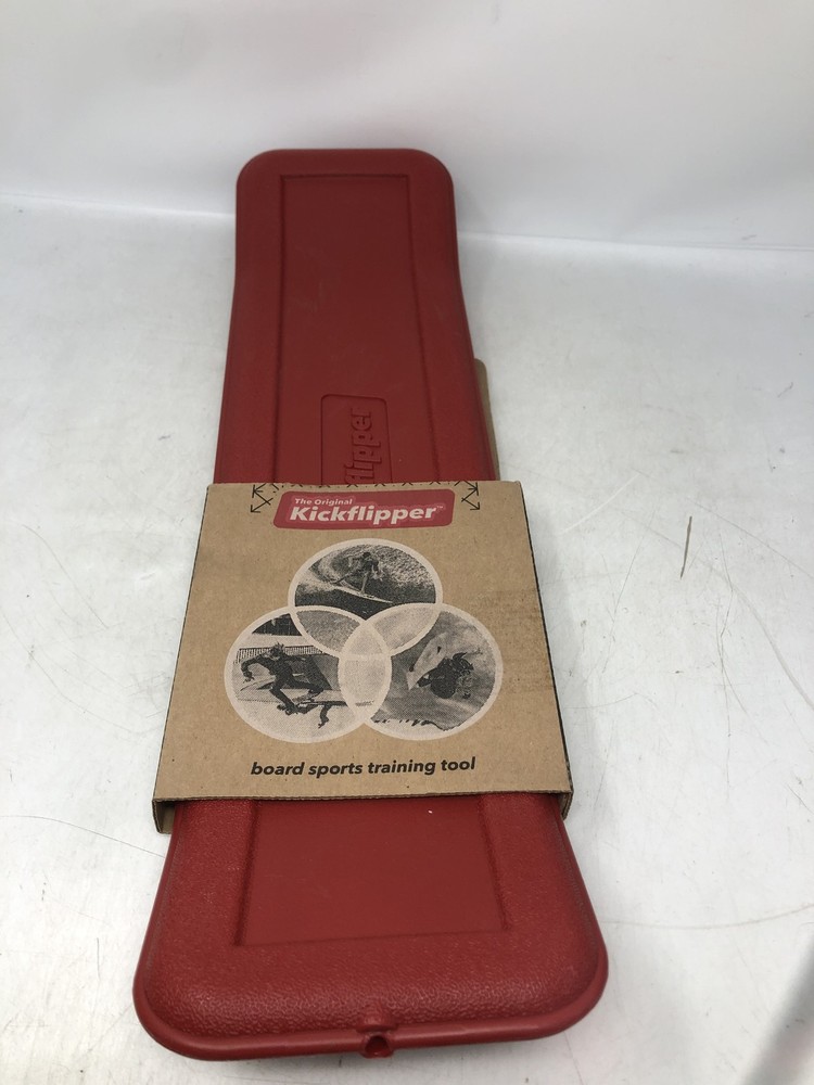 Kickflipper Balance Board,lightweight trainer,Red,2 Pounds-6″ L x 2″ W x 22″H