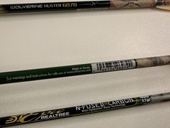 Lot of Arrows W/ Broadheads Wolverine Hunter 6070 & St Epic Realtree N-Fused