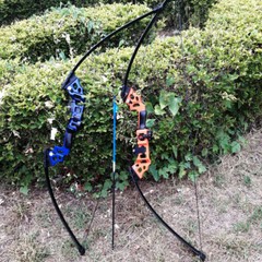60″ Straight Bow Set 30-40lbs Takedown Recurve Bow Archery Fishing Hunting Shoot