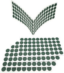 500PCS 18650 Lithium Battery Insulator Ring Self Adhesive Hollow Paper Pad Elect