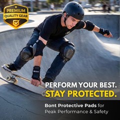 Bont Adult Wrist Guard Skate Pads Protection for Inline, Roller Derby, Park, …