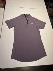 Horseware Top Women’s Medium Clean Cool Purple Half Zip Riding Equestrian Shirt