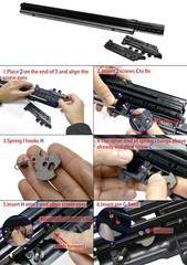 Very Powerful Slingshot Rifle Semi Automatic PIAOYU Updated Not assembled