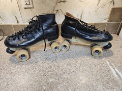 Oberhamer Roller Skates – Black Original Challenger Plate – Mini Fanjets – Used