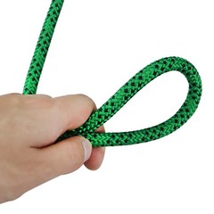 3/8 «x 100′ Black&Green Braided Polyester Arborist Rigging Rope Garden 3250lbs