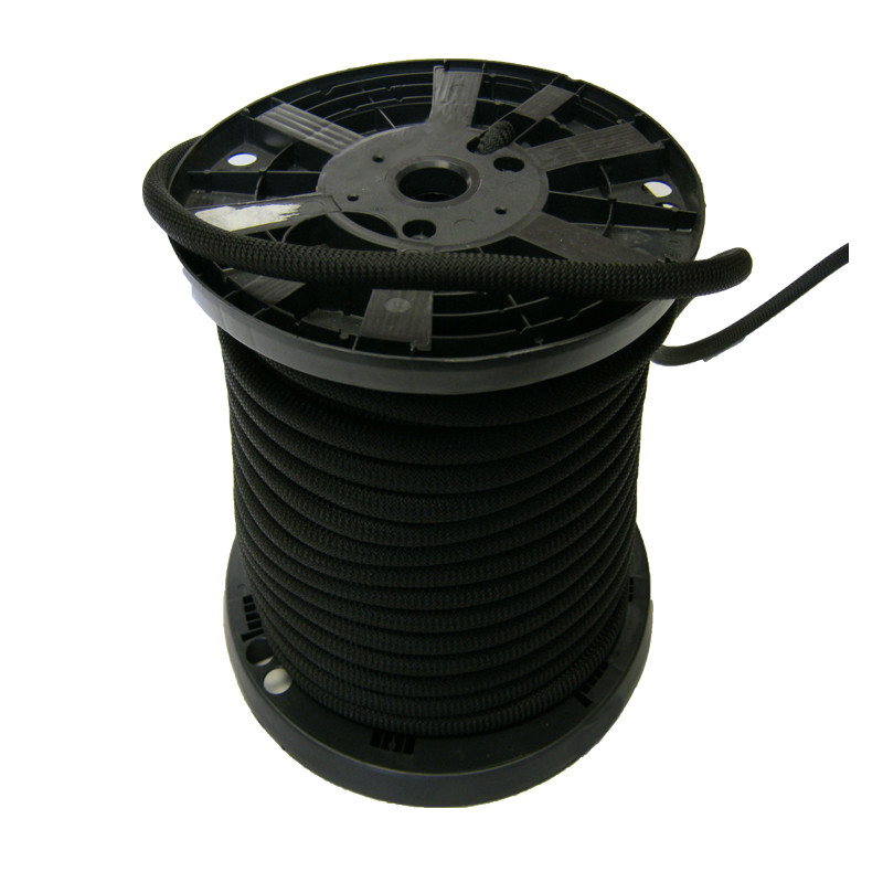 1/4″ 1000 ft Dacron Polyester Rope Black by CobraRope