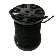 1/4″ 1000 ft Dacron Polyester Rope Black by CobraRope