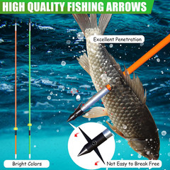 Recurve Bow Fishing Combo Kit Archery and Arrow Set for Adults Beginner with 40