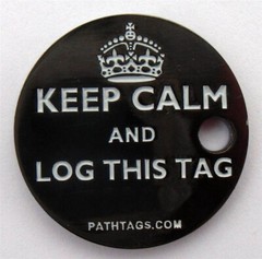 Danger Muggles PathTag Pair with Glow Enamel (2pcs lot)
