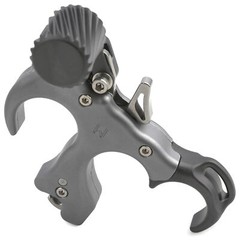 3/4Finger Thumb Trigger Compound Bow Release RHLH Archery Aid UV Button Shooting