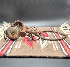 Rare Antique Horse Ring Bit Attributed To Navajo Maker