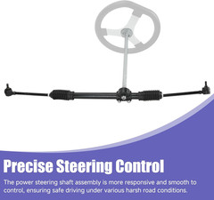 Steering Gear Assembly Compatible with Coleman KT196 Go Kart CK196-T 196Cc 6.5HP
