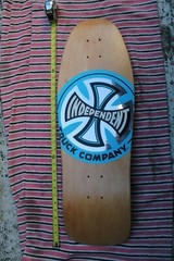 DOGTOWN Blank INDEPENDENT Sticker OG 10 x 31in. 1980’s Vintage SKATEBOARD DECK