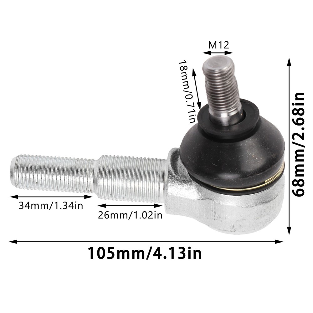 1 Set Durable M18 Tie Rod Ball Joint For Electric ATV UTV PSCD