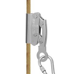 Alloy Steel Self-Locking Climbing Device 15kN For 10-16mm Rope Silver