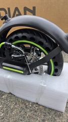 DUODIAN 350W Folding Kick Electric Scooter for Adults Black/Green