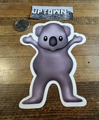 Grizzly Griptape Koala Bear Sticker Torey Pudwell Skateboarding Supreme