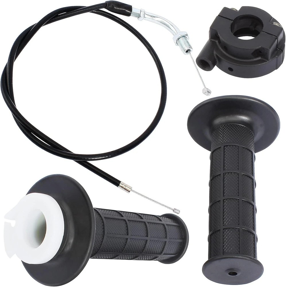 Twist Throttle Accelerator Grip Cable for 50cc-200cc Dirt Bike, ATV, Quad, 7/8