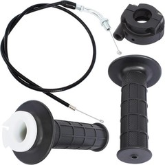 Twist Throttle Accelerator Grip Cable for 50cc-200cc Dirt Bike, ATV, Quad, 7/8