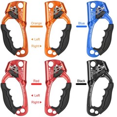 Hand Ascender Aluminum Magnesium Alloy Rock Climbing Handheld Ascender for Aloft
