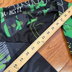 HK Army HSTL Paintball Jersey Mens Small Black Lime Green Padded Sport Graphic