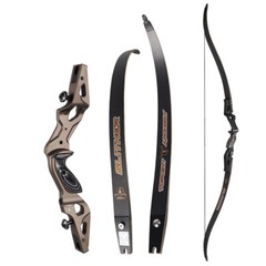 17″ 19″ 21″ ILF Archery Aluminum Recurve Bow Riser RH Takedown Hunting TOPOINT