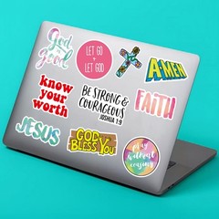 Inspirational Christian Stickers, Waterproof Bible Verse Stickers Supplies