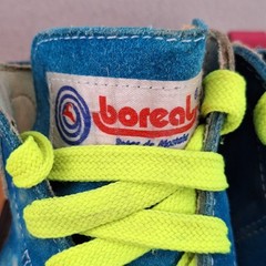 Boreal Women’s 5.5 EU 36 Vintage Rock Climbing Shoes Blue Black Spain 80s 90s