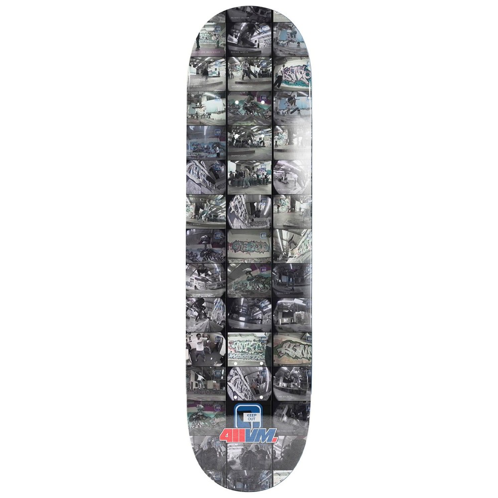 411VM Heritage Skateboard Deck Private Property Frame Grab Black 8.25″ x 32″