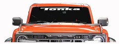 Windshield banner Tonka for Car,Truck,SUV vinyl decals stickers custom graphic