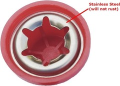 Hub Caps for Bike/Trike/Scooter – Compatible with Popular Classic Red Ride-On…