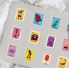 25 Piece Mix Lot 2” Loteria Stickers Water Bottles, Stickers *FREE SHIPPING*