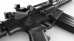 Crosman Full Auto R1 .177 BB CO2 Air Rifle – Black Tactical