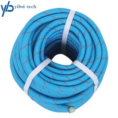 1/2in × 125ft Double Braided Polyester Rope Breaking Strength 8400 Pounds Blue