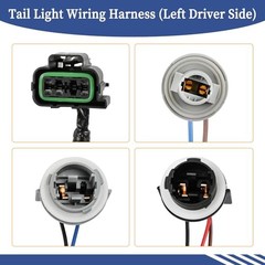 16531401 Tail Light Wiring Harness Left Driver Side Fit for Chevy Left side