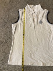 Pikeur Sports 1/4 Button Equestrian Riding Sleeveless Shirt Women’s Size 38