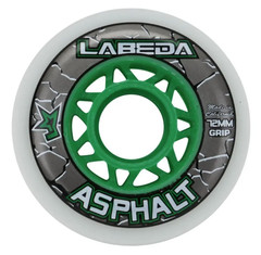 Labeda Asphalt Grip 83A Roller Hockey Wheel – White – 4 Pack 80MM