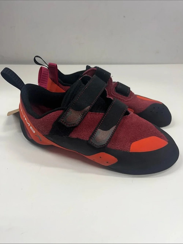 NWT Climb X Red Point NLV Strap Climbing Shoes Size W11/M9.5