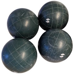 Vintage BOCCE Ball SET Sportcraft Bowling Game Made In Italy