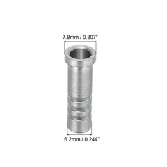 PATIKIL Arrow Inserts 0.244″ Dia 6.2mm 0.307″ 7.8mm, 12 Pack Aluminum Silver