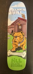 Shaped Skateboard Deck Signed Skateboarding Hall Of Famer Frankie Hill (Rare)