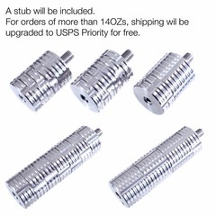 E-Tac Bow Stabilizer Weight Stainless Steel 1, 2, 4, 8 OZs With Stud