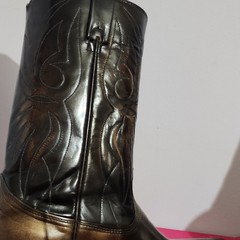 Laredo Women’s Western Cowboy Boots Brown/Black Style 9644 US 10A